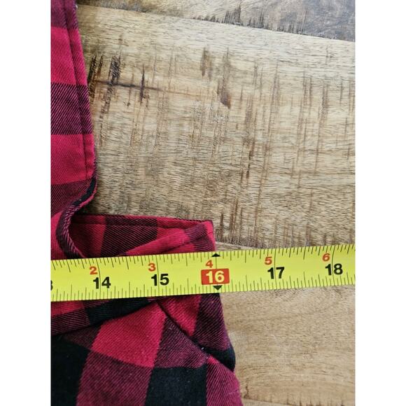 Hot Topic Red Black Buffalo Plaid Buckle Strap Dress Size XL Grunge - Picture 7 of 9